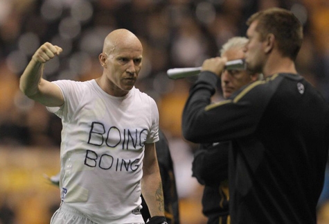 Lee Hughes'Boing Boing' and some Wolves blowing the house down